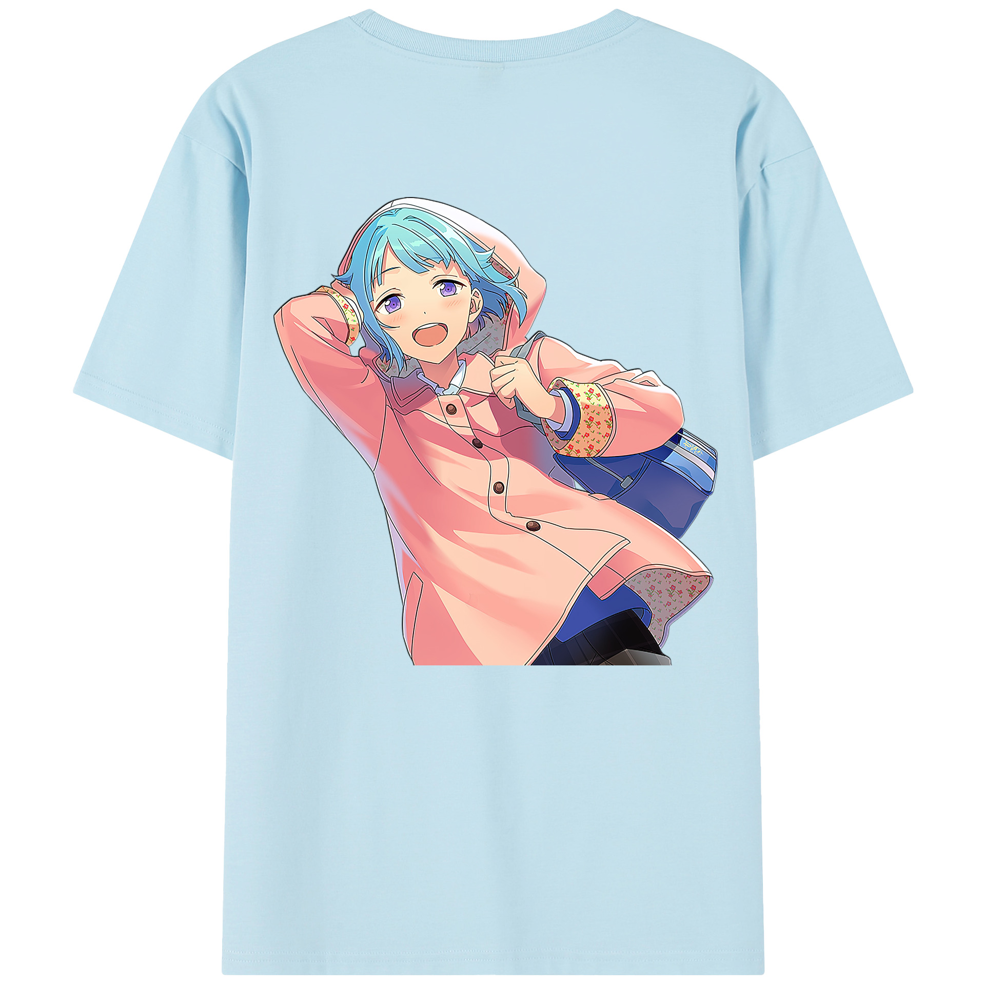 （画像用） あんさんぶるスターズ! Ensemble Stars 綿100％半袖Tシャツ（背面プリント）